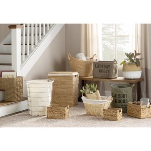 Offre Spéciale jacinthe d'eau décoration panier organisateur de stockage Durable tissé à la main organisation de stockage à domicile - Product Image 4