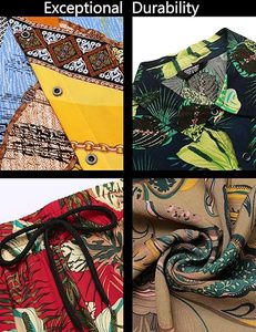 ชุดลำลองชายหาดสไตล์ฮาวายสำหรับฤดูร้อน  ชุดเซ็ตเสื้อยืดและกางเกงขาสั้น 2 ชิ้น  แฟชั่นใหม่ล่าสุด - Product Image 4