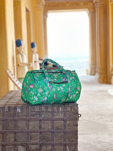 Bolso de Mano Tipo Tote Acolchado de Algodón |   Bolsa de Viaje de Lujo, Deportiva, Ecológica, Duradera, de Gran Capacidad, para Yoga, Playa, Fin de Semana |   Boho - Product Image 5