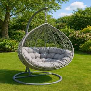 Muebles de ratán polivinílico, nuevo diseño, sillas de sauce, columpios colgantes para exteriores, sillas de jardín - Product Image 1