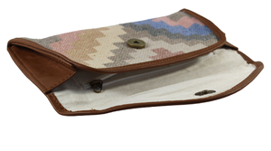 Nouvelle mode petite pochette fabriquée à la main et cousue en coton tissé à la main Dhurry / Kelim imprimé ensuite sac à poches multiples - Product Image 6