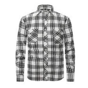 100% coton flanelle chemise fil teint épais pas cher flanelle chemise hiver flanelle OEM conçoit en gros pas cher imprimer chemises pour hommes - Product Image 6