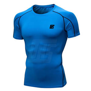 Ropa deportiva para hombre, camiseta de entrenamiento profesional Rash Guard, tela ligera duradera adecuada para Fitness y Deportes - Product Image 1