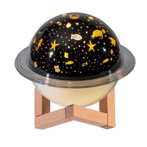 Lampe humidificateur d'air Lune Étoile Saturne Planète 3D - Product Image 1
