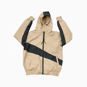 Última moda de alta calidad de nylon chándales de dos piezas rompevientos Jogging trajes Patchwork cremallera chándal conjunto Cargo Shorts - Product Image 4