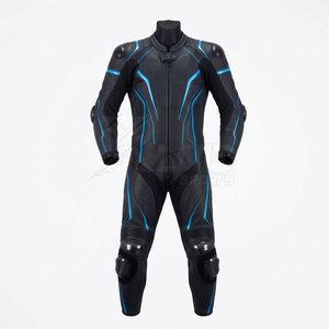 Traje de Motocicleta de Cuero Personalizado, Resistente al Viento, Tallas Grandes, Ropa de Carreras Premium, Transpirable, para Pilotos de Pista y Conducción al Aire Libre, Directo de Fábrica - Product Image 4