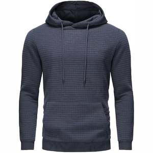 Sudadera con capucha azul carbón para hombre – Sudadera de invierno con capucha de algodón suave estilo streetwear, diseño personalizado - Product Image 6