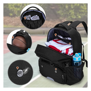 Sacs de basket-ball de couleur personnalisée fabriqués en usine Équipement de sport en nylon de vente chaude - Product Image 3