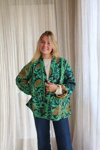 Chaqueta Bomber Suzani de Algodón Bordada a Mano, Atractiva, para Mujer, Primavera/Invierno, Estilo Bohemio Gitano, Color Rosa, 2025 - Product Image 4