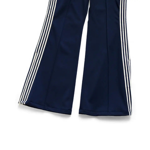 Pantalon de survêtement en coton épais avec logo de broderie personnalisé pour hommes pantalon de survêtement évasé en strass lavé et délavé au soleil vintage personnalisé entretenu par les OEM - Product Image 5