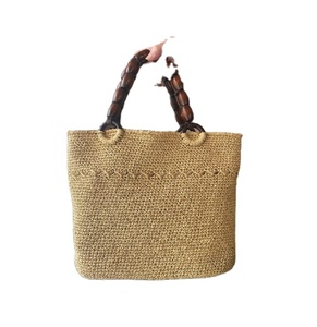 Bolso de yute bohemio hecho a mano con conchas y flores para la playa Bolsos bonitos para la playa Bolsos de playa de verano Directo del proveedor indio - Product Image 1