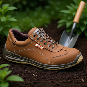 Chaussure de sécurité en cuir marron Viper S2 SRC EN20345 Taille 41 W.L SRC, Gants de jardin et équipement de protection par LEMAITRE - Product Image 3