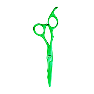 Tijeras de corte de pelo de lujo, tijeras de pelo de Color verde claro, herramienta de corte de pelo, tijeras de peluquero con reposapiés - Product Image 6