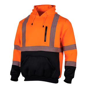 Abrigo reflectante con capucha de seguridad de alta visibilidad personalizado precio barato logotipo personalizado de alta calidad al por mayor para hombres - Product Image 1