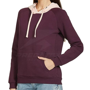 Servicio OEM, Impresión de Logotipo Personalizado, Sudaderas Casuales para Mujer, Transpirables, Antiarrugas, 100% Algodón, con Capucha y Logotipo Frontal para Invierno - Product Image 3
