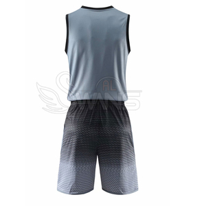 Uniformes de Baloncesto para Adultos OEM, Manga Corta, Transpirables, de Secado Rápido, 100% Poliéster, Logotipo Personalizado, Tallas Grandes, Precio Razonable - Product Image 2