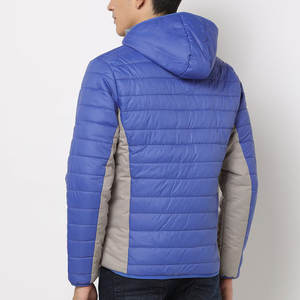 Veste bulle en duvet personnalisée pour hommes Veste bulle en duvet en polyester et nylon de haute qualité pour hommes - Product Image 2