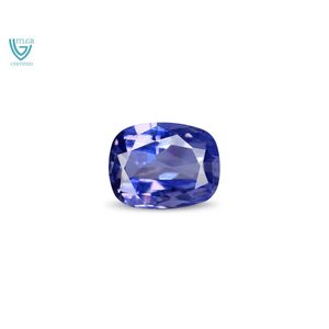 Zafiro Azul de 3.72 Quilates, Gema Natural Facetada de Corte Ovalado, Ónix, Aguamarina, Ópalo, Jade, Gemas en Forma de Pera de 8 mm de Altura - Product Image 1