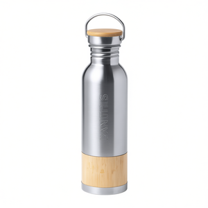 Borraccia in Acciaio Bomman Bamboo Personalizzabile per Merchandising - Product Image 3