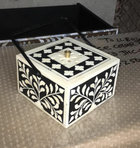 Caja de Madera con Incrustaciones de Hueso Hecha a Mano, Decorativa para el Hogar y Ideal para Regalos, Contenedor de Servicio Premium con Incrustaciones de Hueso - Product Image 2
