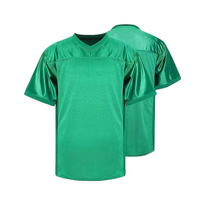 เสื้อเจอร์ซีย์ฟุตบอลสำหรับผู้ชายเสื้อกีฬาผ้าตาข่ายแบบอเมริกันออกแบบได้ตามต้องการ - Product Image 3