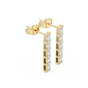 Milskye bijoux de haute qualité en argent sterling 925 or 18 carats Mini boucles d'oreilles en forme de U pour femmes - Product Image 4