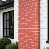 Panneaux muraux en fibrociment texturé Eco Brick 12 mm pour revêtement extérieur de villas en Arabie Saoudite, ignifuges, pour architectes