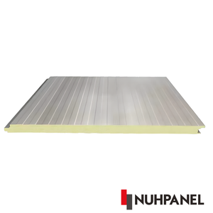 Panel Sándwich para Pared Exterior, Panel de Revestimiento de Fachada Aislado Híbrido de Lana de Roca PUR PIR, 1000 mm - Product Image 1