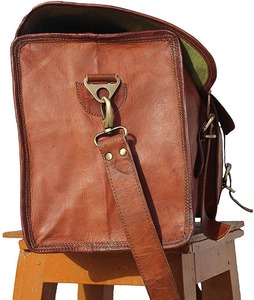 Personalized Large Genuine Leather Duffle Travel Bag for Men Unisex Gym and Travel Luggage with Custom Logo Groomsmen Gift - Product Image 4