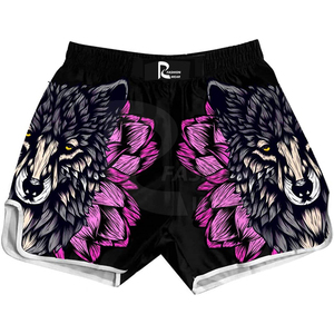 Custom Printed Thai <b>Shorts</b> With Logo Men Fitness Wear Custom Thai <b>Shorts</b> For Men In Low Price - Product Image 5