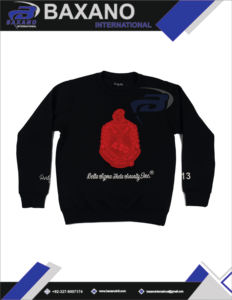 Delta Sigma Theta Sorority Winter Casual <b>Black</b> Chenille Custom Embroidery Cotton Fleece DST Pullover <b>Sweatshirt</b> with Custom Logo - Product Image 5