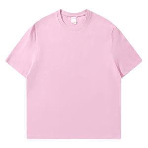 Venta al por mayor barato 27 colores cuello redondo manga corta liso en blanco hombres camiseta Unisex estampado LOGO publicidad camiseta para hombres - Product Image 5