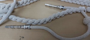 Aiguillettes WOK Silver Bullion Wire Cordón de hombro Cordones de hombro, cordón uniforme - Product Image 6