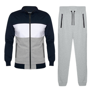 Logo personnalisé Ensemble de survêtement pour hommes Vente en gros Sportswear Jogging Costume Gym Formation Outfit Fournisseur OEM - Product Image 3