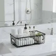 VISHAL HANDICRAFT Model 5667 Wire <b>Baskets</b> 1 Pack Metal Storage <b>Basket</b> Rectangle Carbon Steel Classic Style for Bathroom - Product Image 6