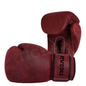 Leather Premium Gloves for Boxing Custom Logo Fitness Equipment Leather Training Boxing PU Glover
