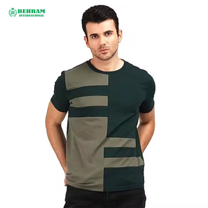 Camiseta de Hombre al por Mayor, Lisa, 100% Algodón, de Secado Rápido, Antiarrugas, Transpirable, Ecológica, de Corte Holgado, con Logotipo Personalizado - Product Image 4