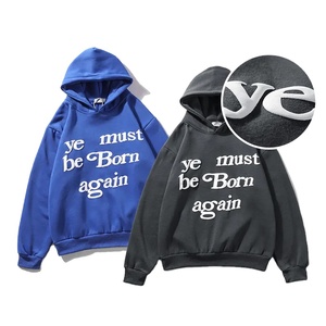 Meilleures ventes Pulls à capuche grande taille pour hommes Conception personnalisée Impression bouffante Respirant Polaire Meilleures ventes Impression bouffante pour hommes - Product Image 1