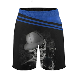 ชุดเซ็ตสองชิ้นลำลองสำหรับผู้ชายฤดูร้อนแบบใหม่ สกรีนลายตามสั่ง เสื้อและกางเกงขาสั้นทรงหลวมสำหรับใส่เที่ยวทะเล ชุดเซ็ตสองชิ้นเรียบง่ายสำหรับผู้ชาย - Product Image 3