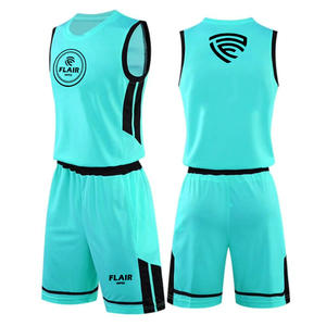 Ensemble de maillots de basket-ball de haute qualité pour hommes impression numérique personnalisable chemise de sport respirante hauts shorts grande taille - Product Image 5