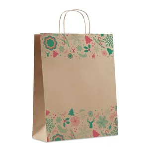 Grand sac en papier promotionnel durable BAO pour cadeaux et merchandising - Product Image 1