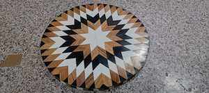 Résine de qualité supérieure et bois d'acacia iinlay planche à découper de cuisine hacher, fromage et bloc de service faits à la main pour un usage domestique - Product Image 4