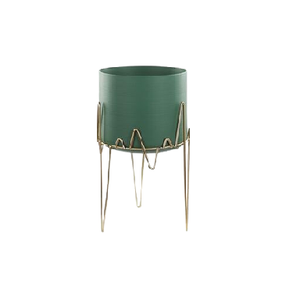 Ensemble de 3 pots de fleurs dorés, design simple, pour décoration extérieure et événements – Vente flash - Product Image 5