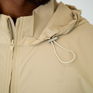 Veste coupe-vent en crème sur mesure, prix d'usine en gros, imperméable, pliable, pour activités de plein air, fabricant OEM - Product Image 2
