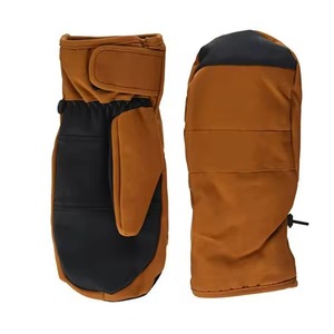 Gants d'hiver de haute qualité pour hommes Meilleur taux compétitif Gants de ski en cuir imperméables coupe-vent de haute qualité chauds pour la neige d'hiver - Product Image 2