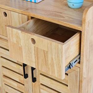 Mueble Moderno para Zapatos de Madera de Caucho de 60x40x100cm, Convertible, para Sala de Estar, KG68074 - Product Image 6