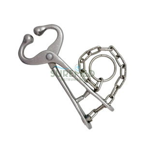 Soporte de Acero Inoxidable para Nariz de Toro, Pinza Ajustable para Nariz de Toro, Herramienta de Contención de Animales para Manejo de Animales de Granja - Product Image 2