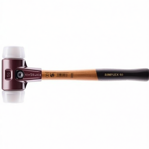 Superplastic White HALDER 350mm Soft-Faced <b>Hammer</b> with 50mm Head Diameter & Medium-Hard Wood Handle - Product Image 3