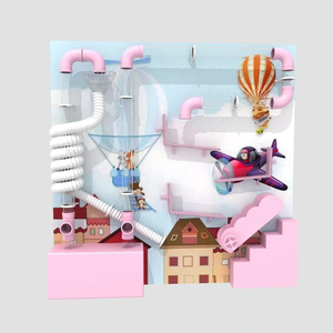 Diversión interactiva en <span class=keywords><strong>la</strong></span> pared <span class=keywords><strong>de</strong></span> experimentos científicos: Parque <span class=keywords><strong>de</strong></span> Atracciones interior con paredes <span class=keywords><strong>de</strong></span> engranajes interactivos y estaciones <span class=keywords><strong>de</strong></span> Ciencia - Product Image 2