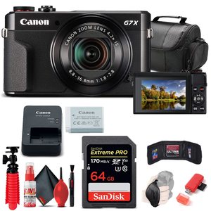 Digital <b>Camera</b> with 64GB Memory Card Soft Bag Flex Tripod and Hand Strap-Complete Accessory Kit - Product Image 1